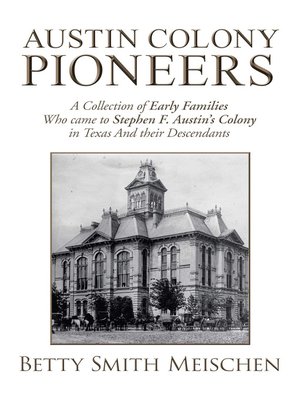 cover image of Austin Colony Pioneers